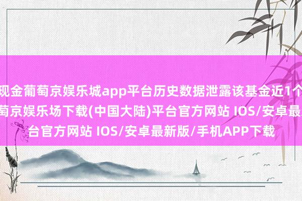 现金葡萄京娱乐城app平台历史数据泄露该基金近1个月高潮15.75%-葡萄京娱乐场下载(中国大陆)平台官方网站 IOS/安卓最新版/手机APP下载