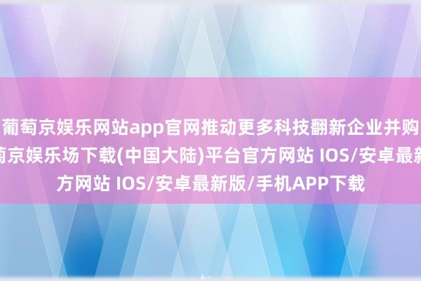 葡萄京娱乐网站app官网推动更多科技翻新企业并购典型案例落地-葡萄京娱乐场下载(中国大陆)平台官方网站 IOS/安卓最新版/手机APP下载
